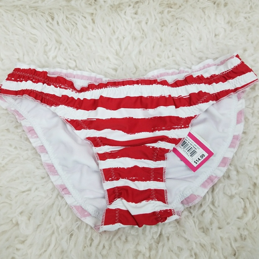 Red White Striped Bikini Cheeky